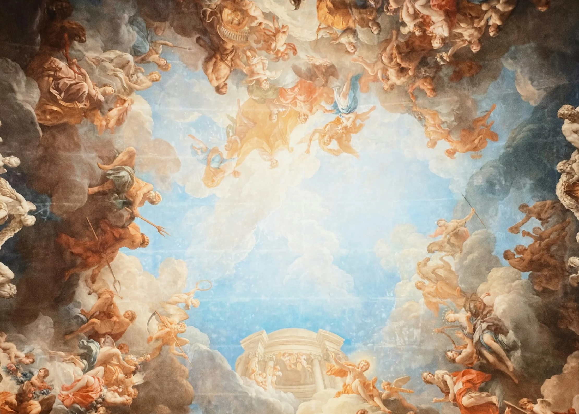 Renaissance ceiling fresco