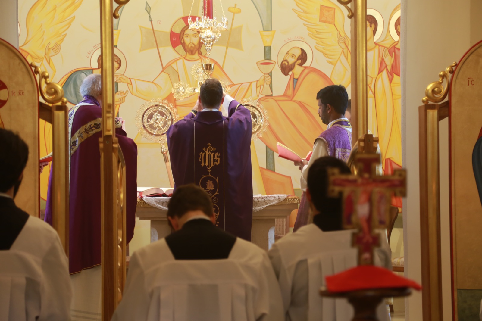 Divine Liturgy in the Byzantine chapel